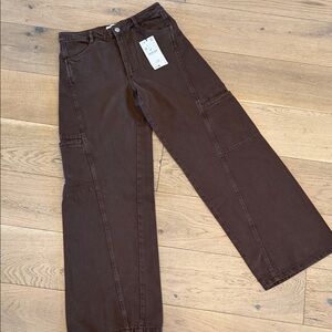 ZARA Cargo Denim Pant BNWT
